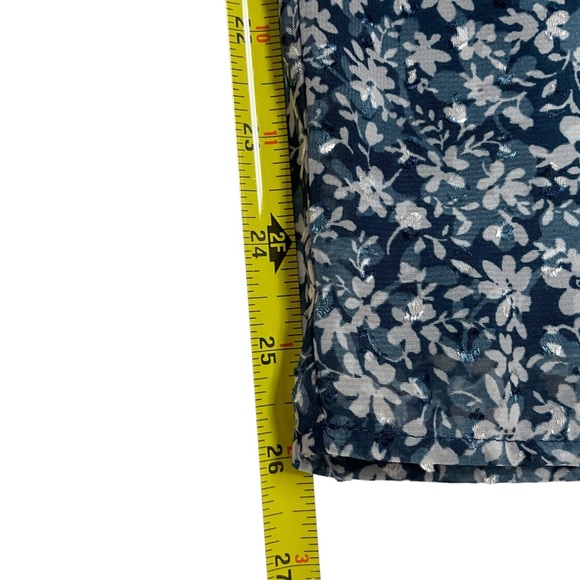 ALI & JAY Lagoon Stolls Blue Floral Wide-Leg Jumpsuit, size large. Damage flaws - Picture 14 of 17